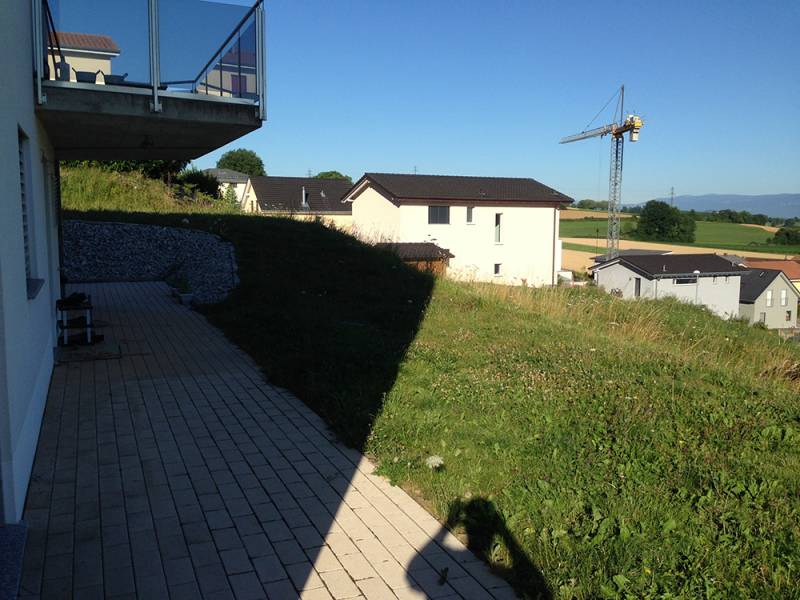 cheminement pavé