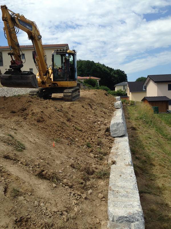remblayage et finitions