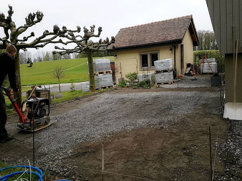 préparation du terrain