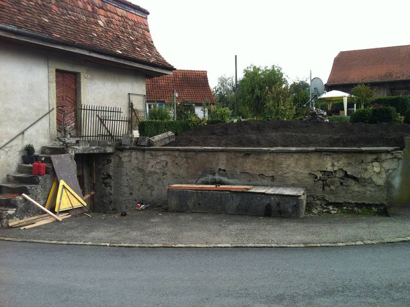 Fontaine hors service
