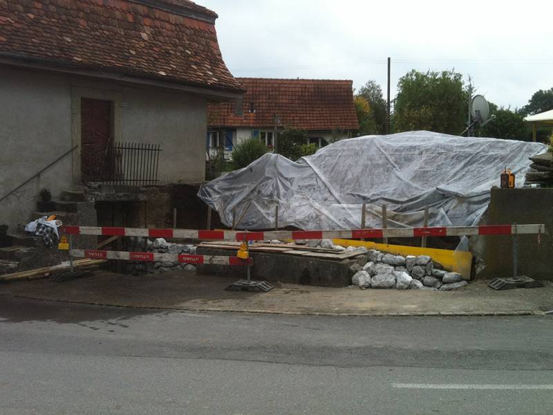 Démontage du mur