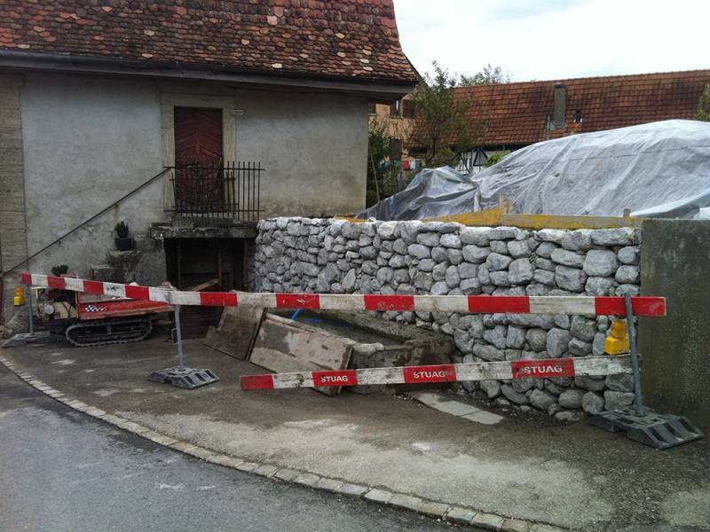 Réfection arrivée d'eau
