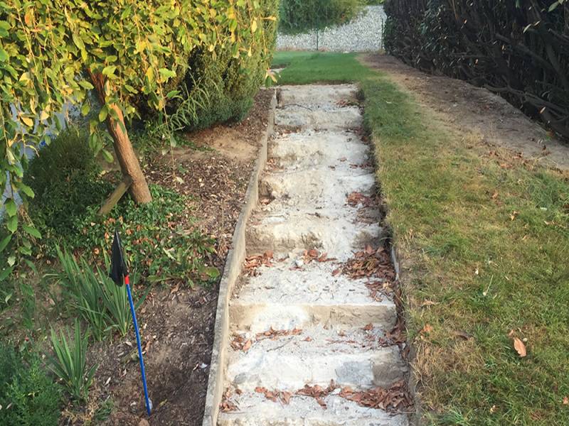 démontage et évacuation de l'escalier