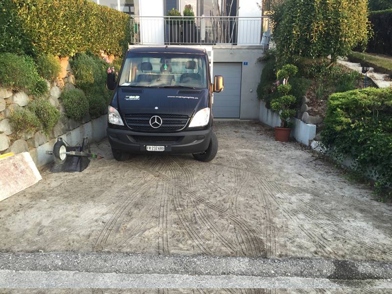réfection de l'accès garage
