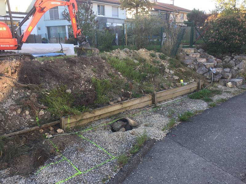 marquage et terrassement